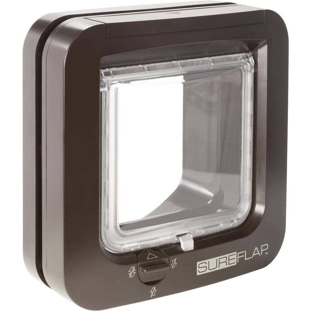 Husdjurslucka SureFlap Mikrochip Cat door Brun 1 st