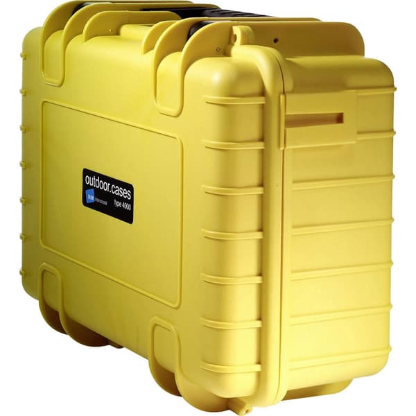 B & W International Friluftsväska outdoor.cases Typ 3000 32.6 l (B x H x D) 365 x 295 x 170 mm Gul 3000/Y/SI