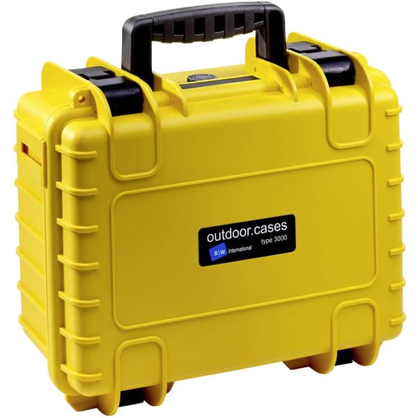 B & W International Friluftsväska outdoor.cases Typ 3000 32.6 l (B x H x D) 365 x 295 x 170 mm Gul 3000/Y/SI