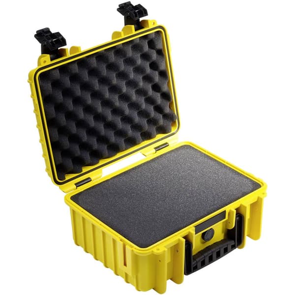 B & W International Friluftsväska outdoor.cases Typ 3000 32.6 l (B x H x D) 365 x 295 x 170 mm Gul 3000/Y/SI