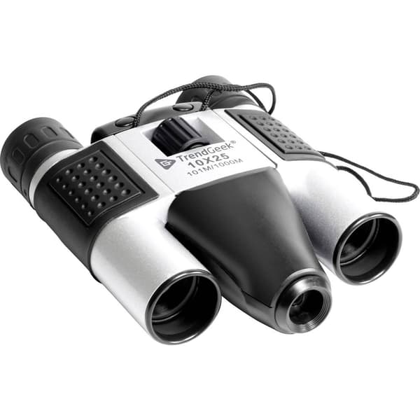 TrendGeek Kikare med digitalkamera TG-125 10 x 25 mm Takkant Silver 4790