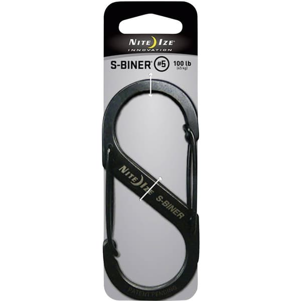 NITE Ize NI-SB5-03-01 Karbinhake S-Biner Gr. 5 111 mm x 49 mm 1 st