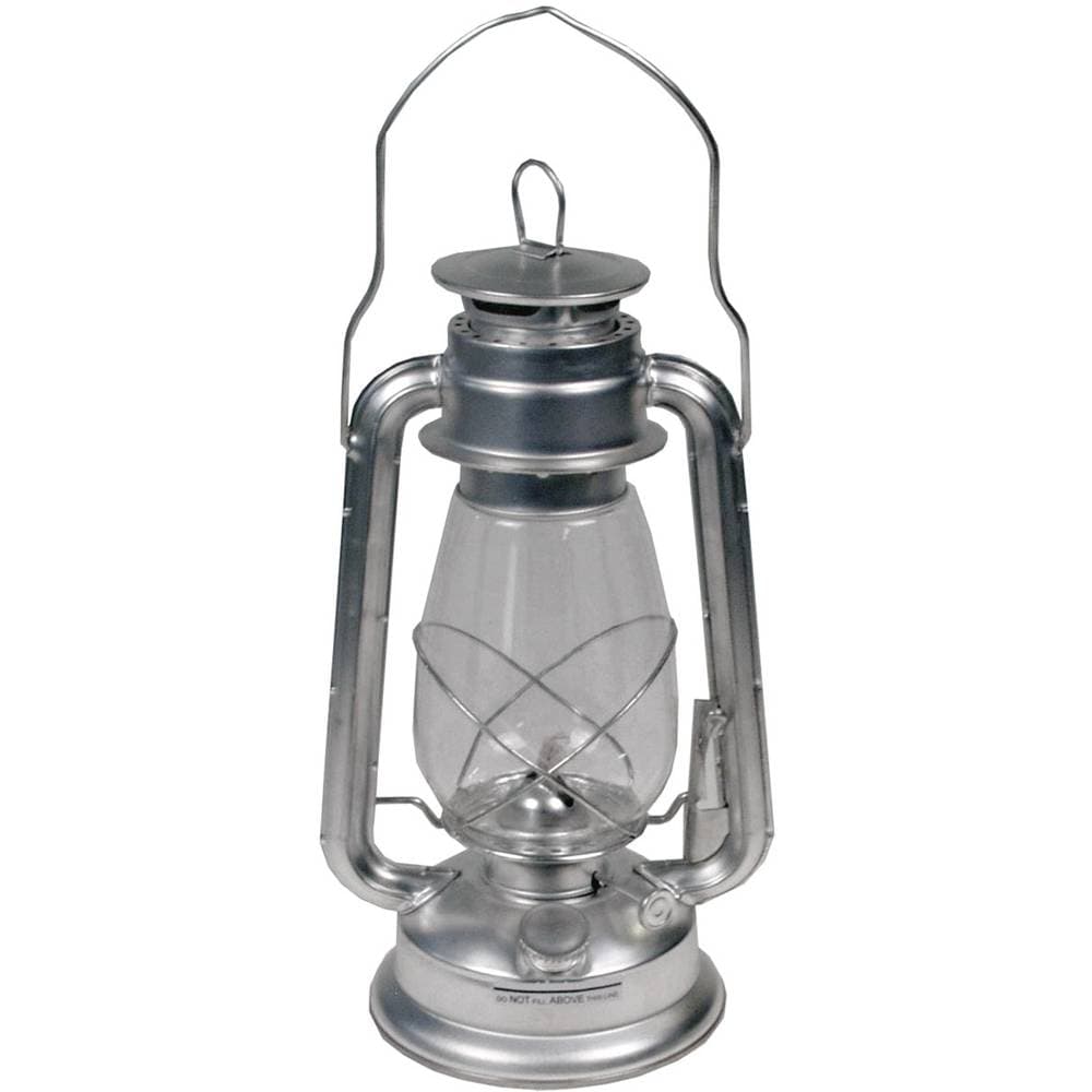 Fotogenlampa MFH Zink Silver 1 st