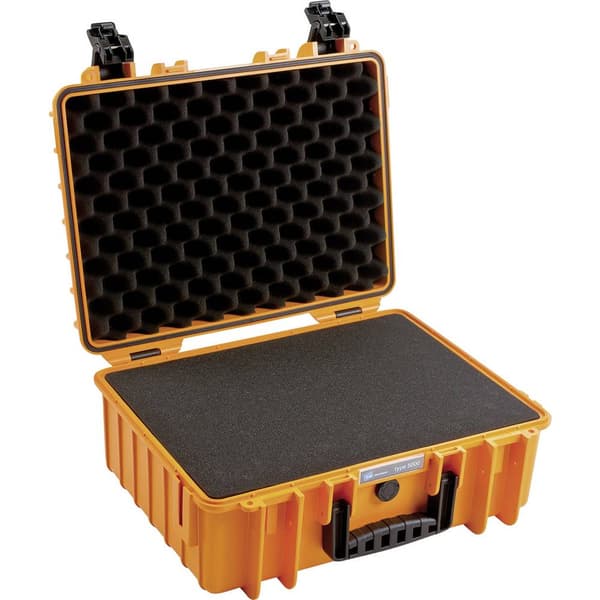 B & W International Friluftsväska outdoor.cases Typ 5000 22.2 l (B x H x D) 470 x 365 x 190 mm Orange 5000/O/SI
