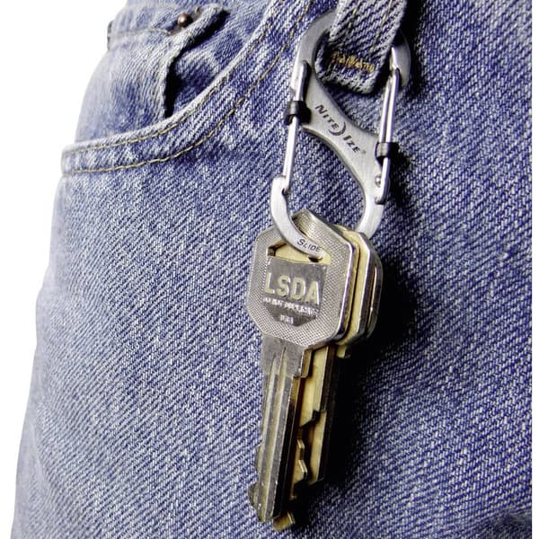 NITE Ize NI-LSB2-01-R3 Karbinhake SideLock S-Biner 2 50 mm x 22 mm x 8 mm 1 st