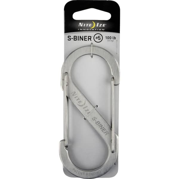 NITE Ize NI-SB5-03-11 Karbinhake S-Biner Gr. 5 111 mm x 49 mm 1 st