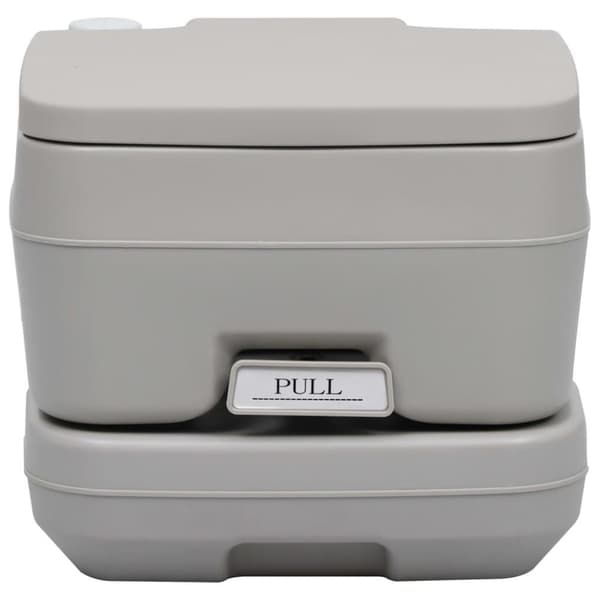 vidaXL transportabelt campingtoilet med telt 10+10 l