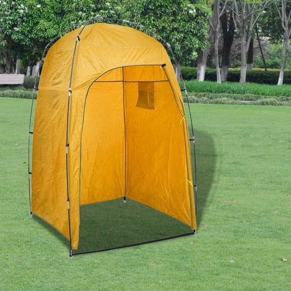 vidaXL transportabelt campingtoilet med telt 10+10 l