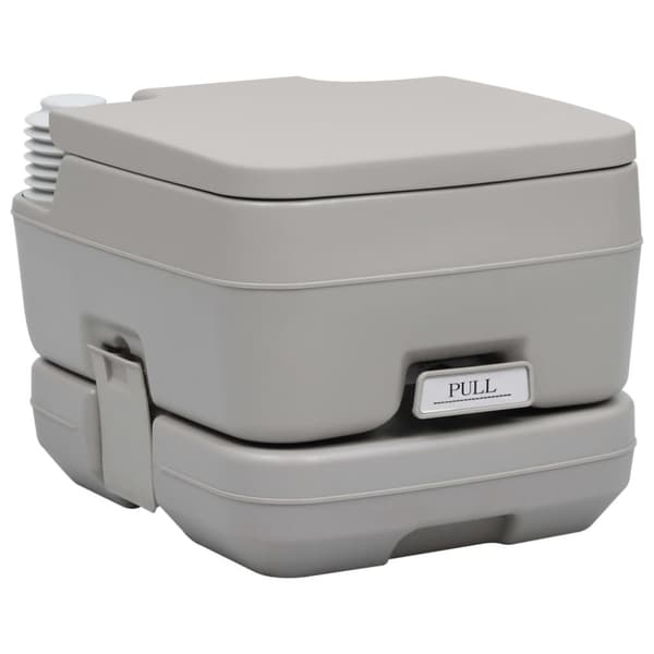 vidaXL transportabelt campingtoilet med telt 10+10 l