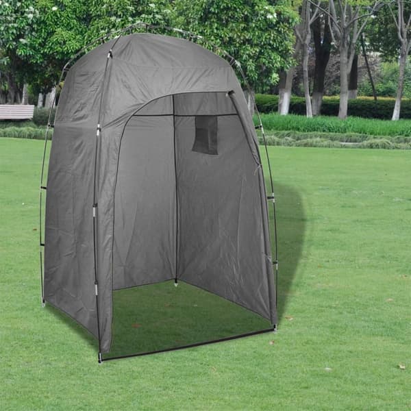 vidaXL transportabelt campingtoilet med telt 10+10 l