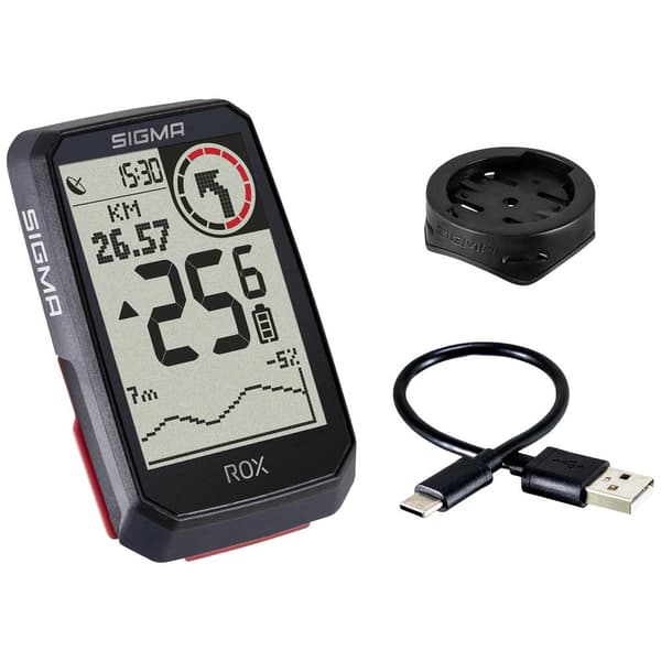 Sigma ROX 4.0 Cykel-gps Cykel GPS, GLONASS, stänkvattenskydd