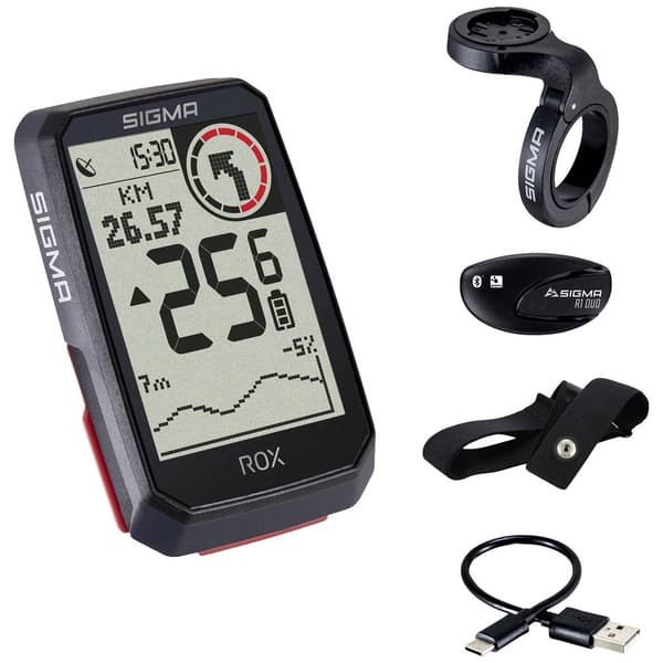 Sigma ROX 4.0 Cykel-gps Cykel GPS, GLONASS, stänkvattenskydd