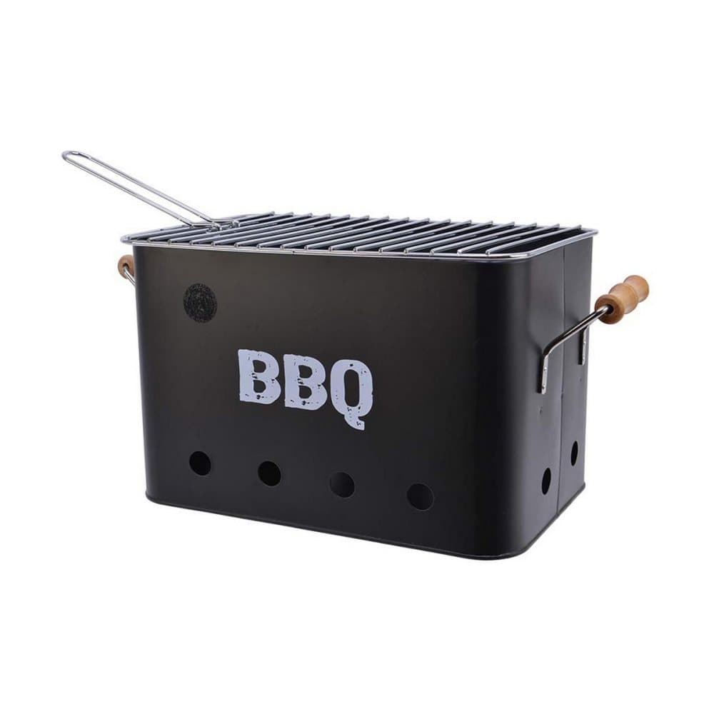 Bärbar Grill Järn (21 x 32,5 x 21 cm)