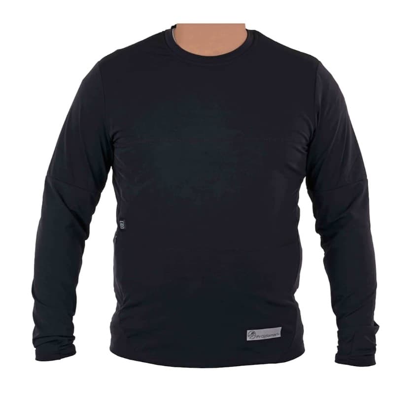 Eluppvärmd Undertröja L Svart