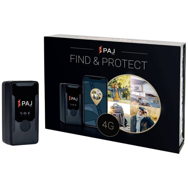 PAJ GPS EASY FINDER 4G GPS-tracker Personspårning, Multifunktionsspårning, Bagage-spårare Svart 1 st