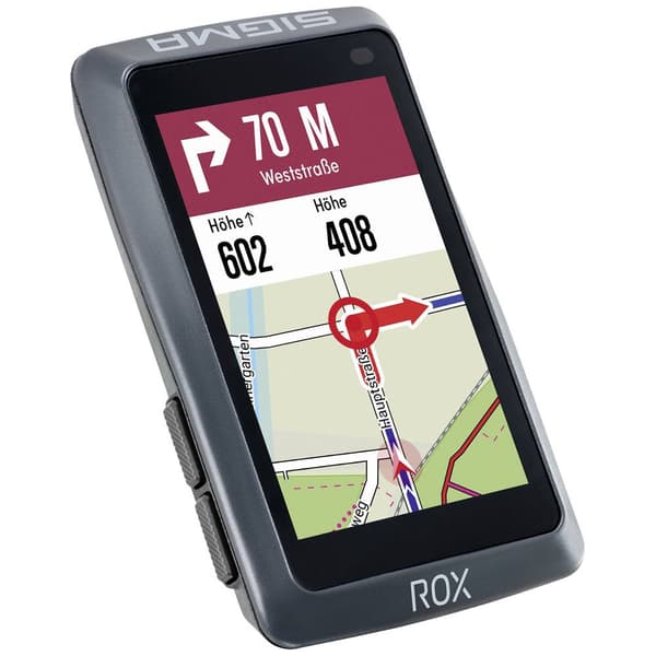 Sigma ROX 12.1 EVO Sensor Set - Night Grey Cykel-gps Cykel Europa Bluetooth®, GPS, GLONASS