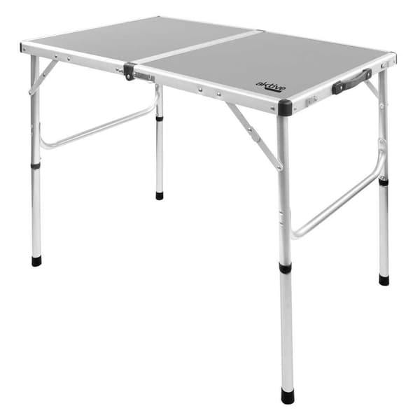 Aktive Folde Bord Camping Søvfarvet 90 x 60 x 70 cm