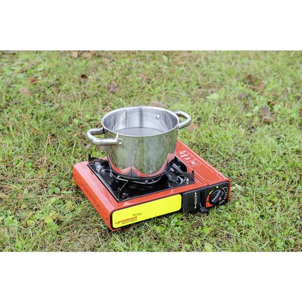 Rothenberger Industrial Gas Camping-kök Gourmet Piezo RS 220 1500003730 Rostfritt stål
