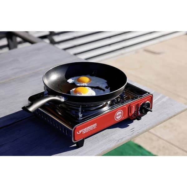 Rothenberger Industrial Gas Camping-kök Deluxe RS 220 1500004233 Rostfritt stål