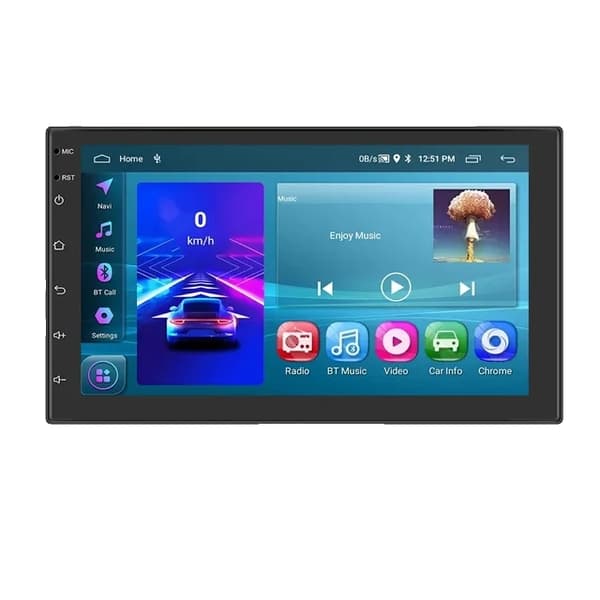 Bilradio, Android 12, GPS 7Inch 2 64G Carplay