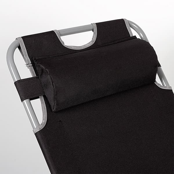 Aktive Folding Sort Multipurparten Lowbugging Med Polstret Cojín Søvfarvet