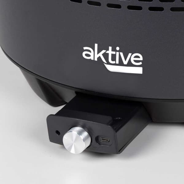 Aktive Rökfri Rund Grill Silver 31 cm