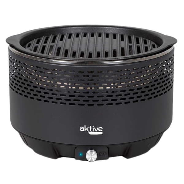 Aktive Rökfri Rund Grill Silver 31 cm