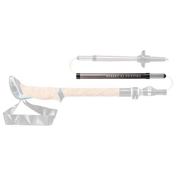 Leki Polakker Cressida Fx Carbon 110-120 Cm Midte En Del 3 Transparent 18-16 mm