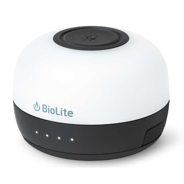 Biolite Mini Lyhty Alpenglow Hopeinen Puuhiili