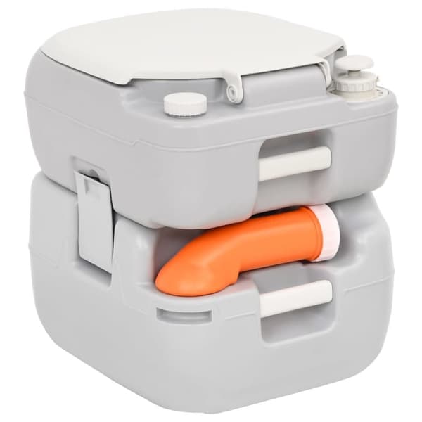transportabelt campingtoilet og håndvask