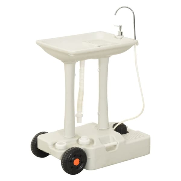 transportabelt campingtoilet og håndvask