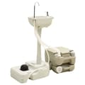 Miniatyrbillede 4 af 10: transportabelt campingtoilet 10+10 l og håndvask 20 l grå
