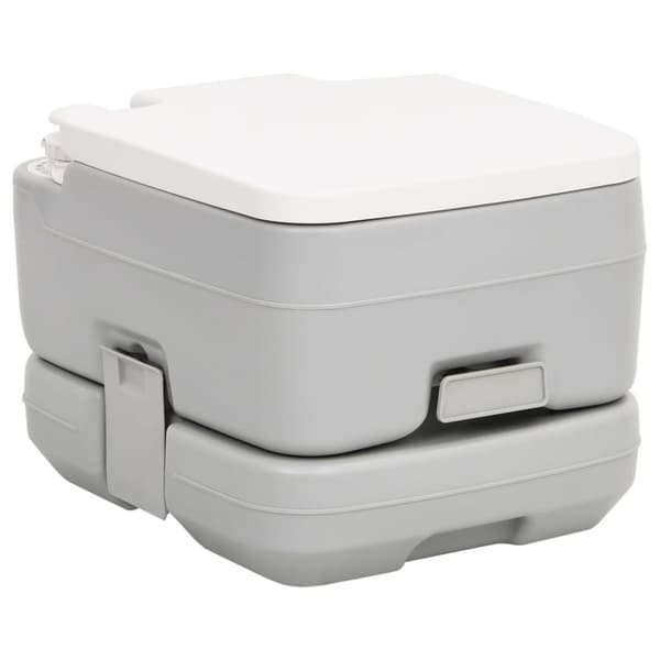transportabelt campingtoilet og håndvask