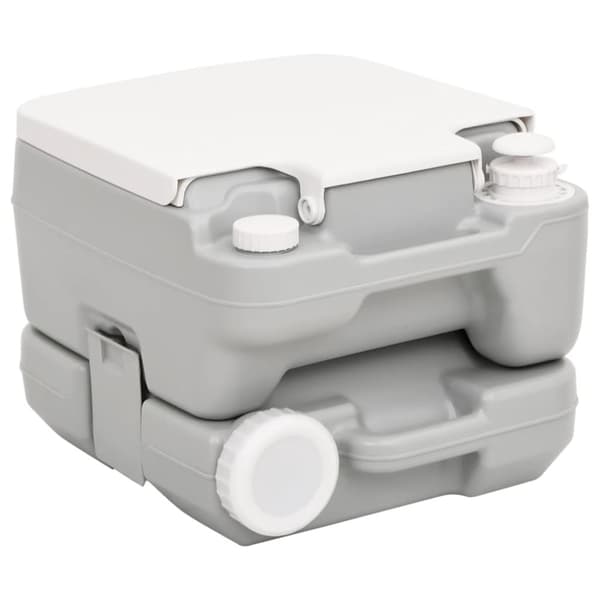 transportabelt campingtoilet og håndvask