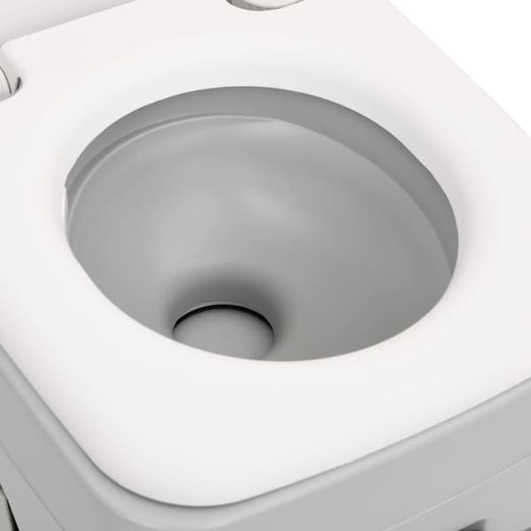 transportabelt campingtoilet og vandbeholder