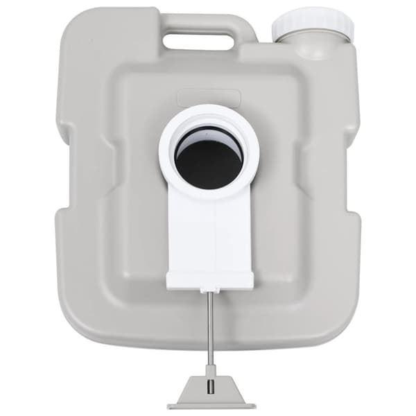 transportabelt campingtoilet og vandbeholder