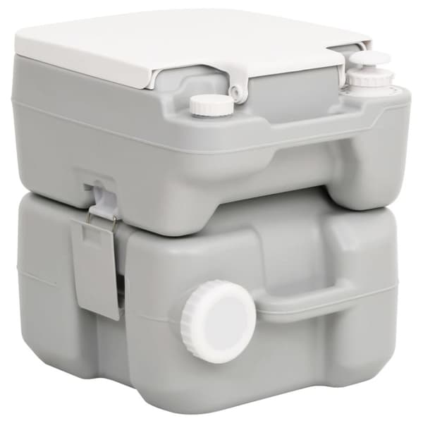 transportabelt campingtoilet og håndvask