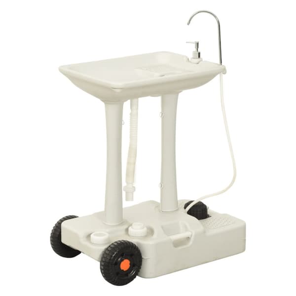 transportabelt campingtoilet og håndvask