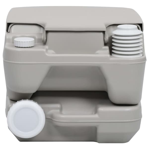 transportabelt campingtoilet og vandbeholder