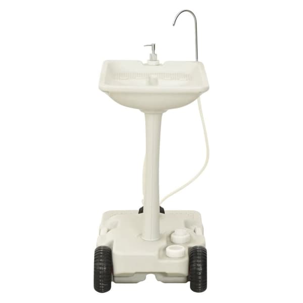 transportabel campingvask og vandbeholder