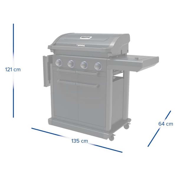 Campingaz Utegrill 4 Series Premium S Svart