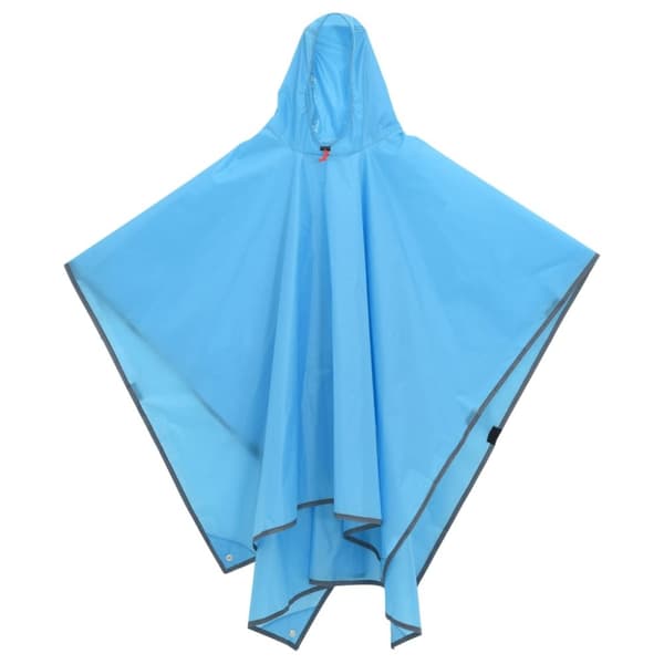 vidaXL Sadeviitta hupulla 2-in-1 muotoilu sininen 223x145 cm