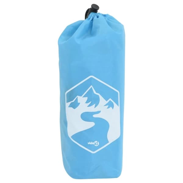 vidaXL Sadeviitta hupulla 2-in-1 muotoilu sininen 223x145 cm