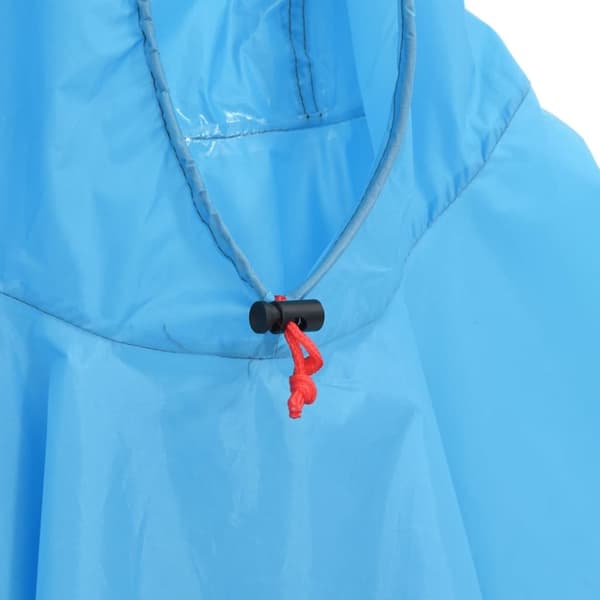 vidaXL Regnponcho med hette 2-i-1 design 223x145 cm