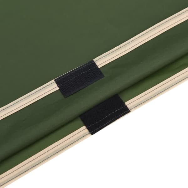 vidaXL regnponcho med hætte 223x145 cm 2-i-1 design grøn
