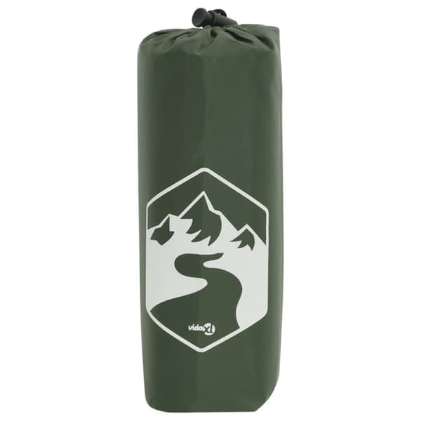 vidaXL Regnponcho med huva 2-i-1 grön 223x145 cm