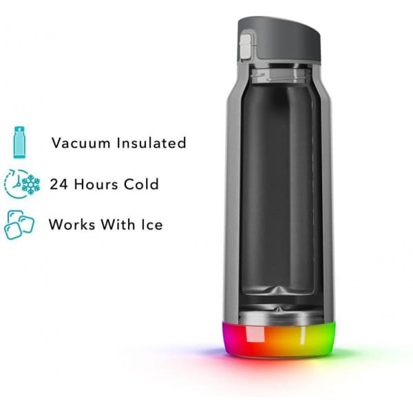 HidrateSpark PRO Chug -smart drikkeflaske, 0,95 L, sølv