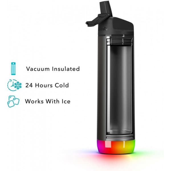 HidrateSpark PRO Straw -smartvandsflaske, 0,62 L, sort