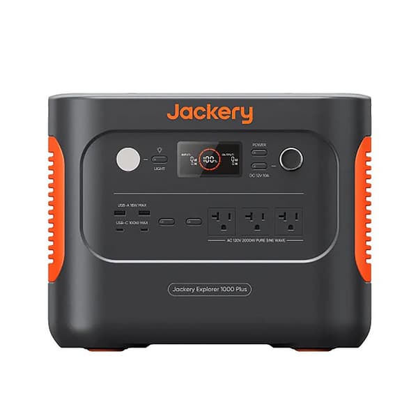 Jackery Bærbart Kraftværk Explorer 1000 Plus Orange,Grå