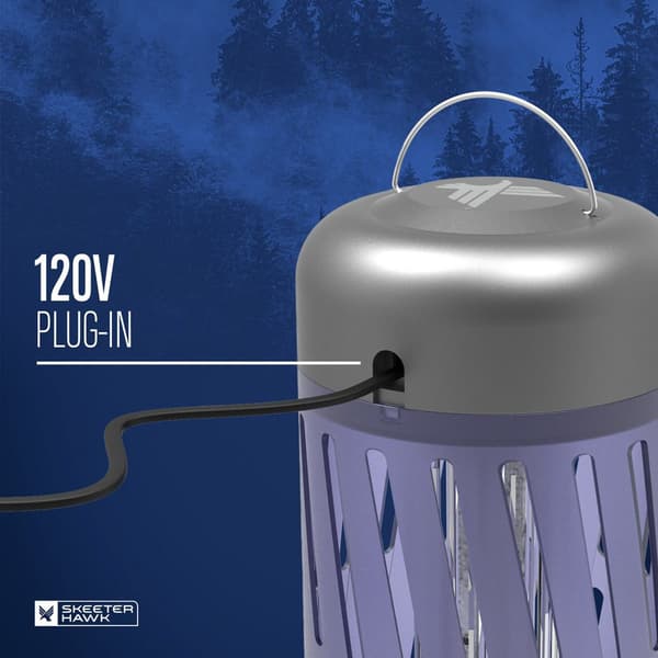 Skeeter Hawk Lampe Premium Mosquito Zapper Grå